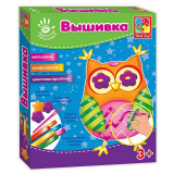 Vladi toys Набор для творчества "Вышивка лентами Сова"