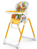 Peg-Perego Стульчик для кормления Prima Pappa Zero3 / цвет Fox & Friends салатовый с белым рисунком