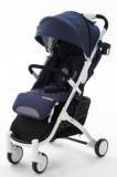 BabyZz Прогулочная коляска детская D200 / джинс на белой раме