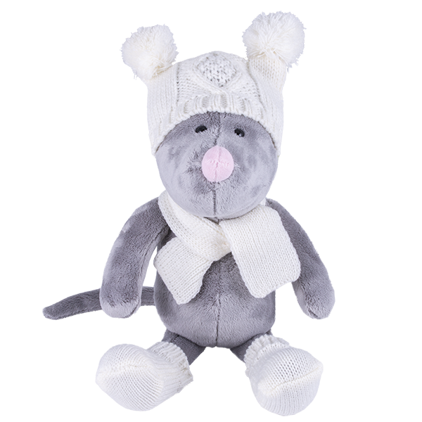 Softoy Игрушка Мышь в шапке, 36 см S889/20
