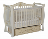 Антел Кровать детская "Julia"(111) универсальный маятник / цвет слоновая кость