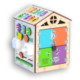 BusyPlay Бизидом Домик 25х35х25 см
