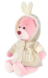 Maxi Toys Мягкая игрушка Ronny&Molly Мишка Молли в Плаще с Заячьими Ушками, 21 см