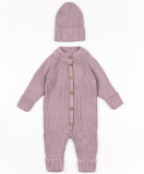 Комбинезон вязаный с шапочкой Amarobaby Pure Love Tot, демисезонный.