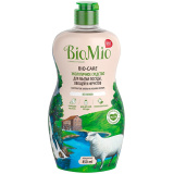 BioMio Средство для мытья посуды,овощей и фруктов с экстр.хлопка и серебра 450мл