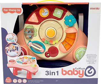 Развивающий игровой центр Everflo Little DJ  HS0438203 pink 