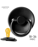 PAOMMA Пустышка латекс L Black 18м+ арт. 347491