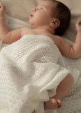 Loomknits Плед хлопковый, 100х100 см