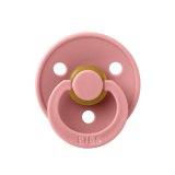 Пустышка латексная BIBS Colour Symmetrical - Dusty Pink, 0+ месяцев.
