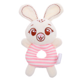 Крошка Я игрушка "Развивающая погремушка" заяц, цвет белый SL-07126A 10487619