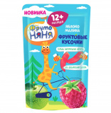 Фрутоняня Фруктовые кусочки из яблок и малины 15гр