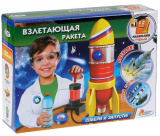 Играем вместе Набор научных опытов: взлетающая ракета / цвет желто-красный