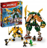 Конструктор LEGO Ninjago "Командные роботы ниндзя Ллойда и Арин"
