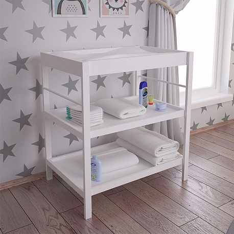 Polini kids Пеленальный столик Simple / цвет белый