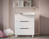 IN AL Комод ИНКАНТО Anniken LUX 800/3 (Белый)
