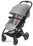 Cybex Прогулочная коляска Eezy S+ 2 BLK с бампером / цвет Lava Grey (серый)