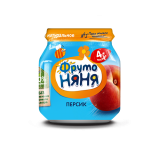 Фрутоняня Пюре персиковое 100гр