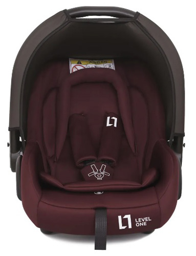 Еду-Еду Автокресло KS 341 (0-13 кг) серия Level One / цвет bordo (бордовый)