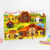 Лесная мастерская Бизиборд "Деревенский двор" 7820 1542899