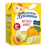 Бабушкино лукошко Сок мультифруктовый, с 6 месяцев, 200 мл