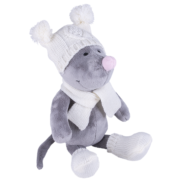 Softoy Игрушка Мышь в шапке, 36 см S889/20