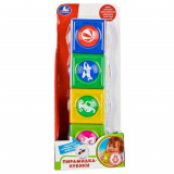 "Умка" Развивающая пирамидка-кубики (животные, игрушки, транспорт)