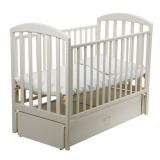 Papaloni Детская кроватка Джованни маятник универсальный / цвет слоновая кость