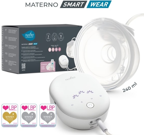 Nuvita Трехфазный портативный электрический молокоотсос Materno Smart Wear