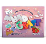 Висма Набор для изготовления мыла Юный химик Мыло Craft. Ice Cream. Клубника / разноцветный