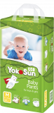 Yokosun детские подгузники-трусики eco размер м (6-10 кг) 48 шт.