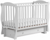Кровать маятниковая продольная БИ 42.3 "Кубаночка-6" / белый
