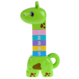 Умка Развивающая пирамидка жираф: учим цифры и знакомимся с животными / цвет зеленый