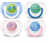 Philips avent соска-пустышка силиконовая, обезьяны и цветы 6-18 месяцев, 2 штуки