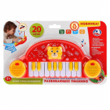 Умка Развивающее пианино на батарейках, 20 русских народных песен и потешек