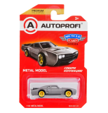 Машинка коллекционная 1:64, Серия MUSCLE CARS, MUS-001, серый, 1/64/128