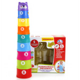 "Умка" Развивающая пирамидка Теремок (5 функций)