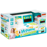 Игровой набор BONDIBON, ИГРАЕМ В МАГАЗИН, с кассовым аппаратом и аксесс., 20 предм. BOX