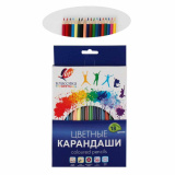 Карандаши цветные шестигранные "Классика", 18 цветов