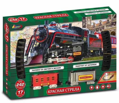 Играем вместе Железная дорога со светом и звуком