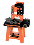 Ecoiffier детский игровой верстак с инструментами black&decker / цвет оранжевый