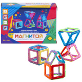 Магнитой Конструктор магнитный 6 квадратов (2 - с окном)