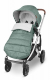 UppaBaby Чехол утепленный с мехом, цвет / зеленый меланж