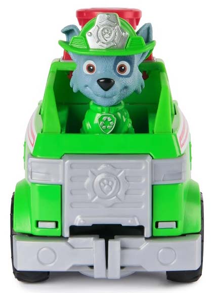 Paw Patrol Набор Щенячий патруль Пожарные спасатели машинка с фигуркой Рокки, 18 см