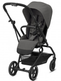 Cybex Eezy S Twist+ 2 BLK Детская коляска с дождевиком и бампером Цвет / серый (Soho Grey)