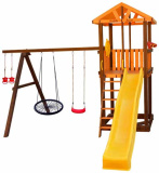 Perfetto Sport Игровой комплекс Pitigliano-3 + качели Паутина