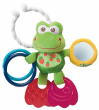 Chicco Мягкая погремушка Лягушонок