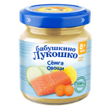 Бабушкино Лукошко Пюре Рагу из Семги с Овощами с 8 мес 100г