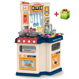 Игровой детский набор 922-116 Кухня детская игровая (подсветка, звук) Talented Chef / цвет бежевый, синий
