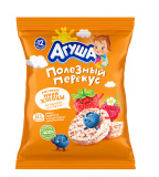 Агуша Рисовые Мини-Хлебцы Ягодное ассорти, 30 г