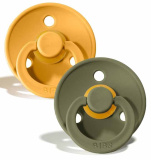 Bibs Набор пустышек Colour, 0-6 месяцев: Honey Bee/Olive